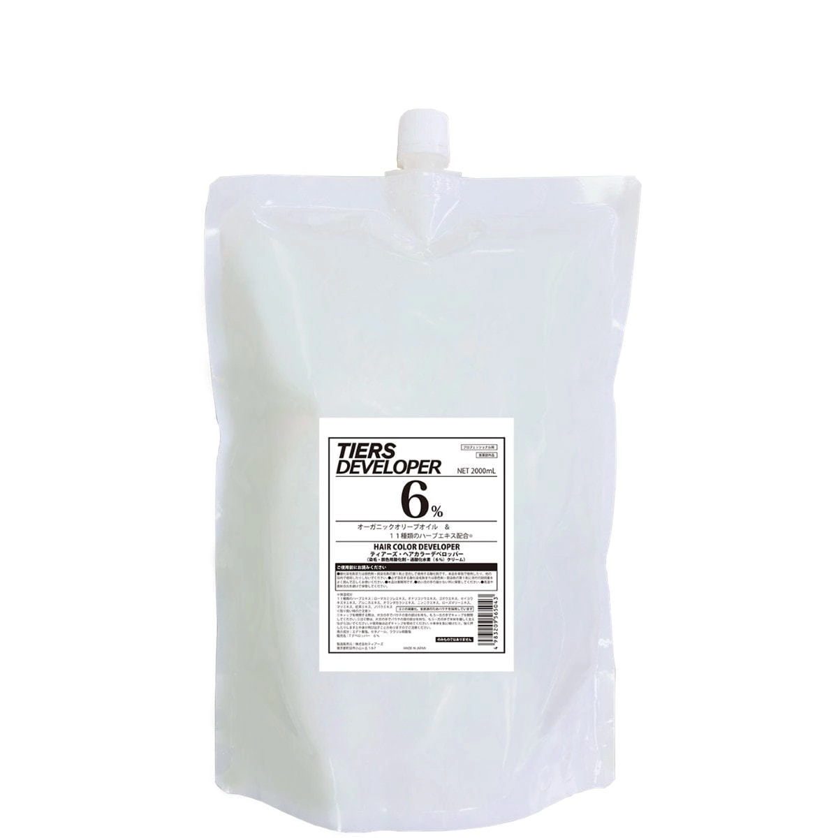 TIERS（ティアーズ）デベロッパー 6% 2000ml